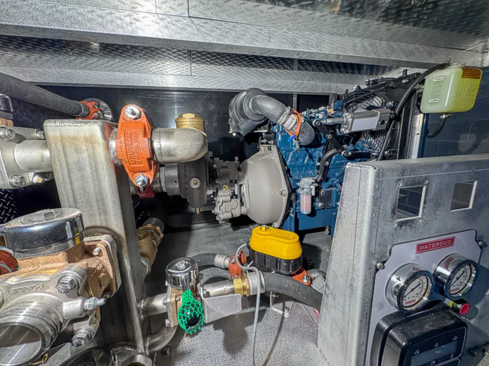 Rear module view with chevron panel pieces, photo 115 of 303.